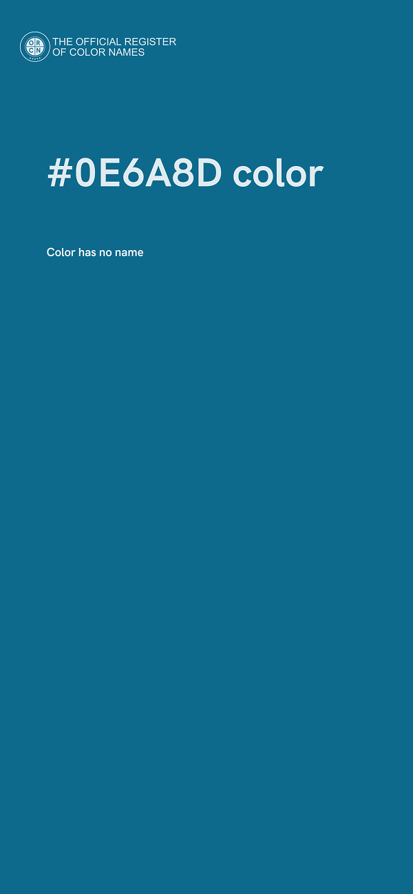 #0E6A8D color image