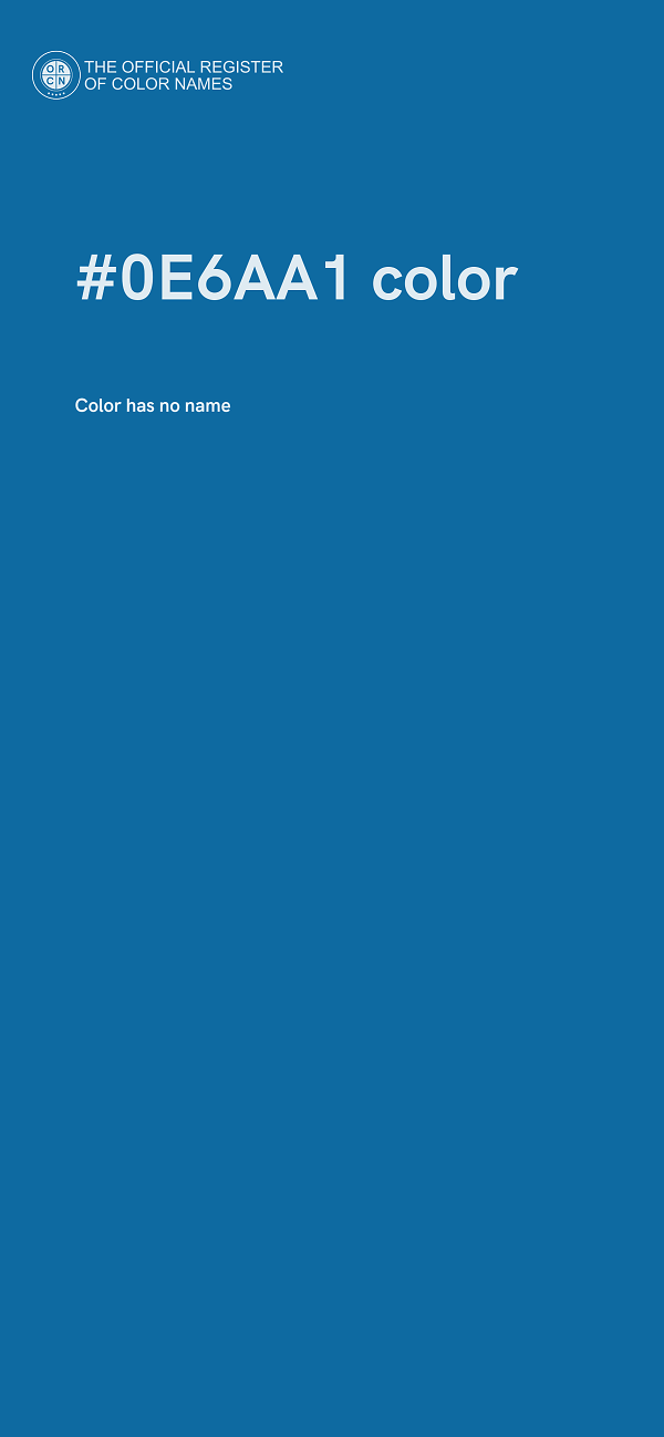 #0E6AA1 color image