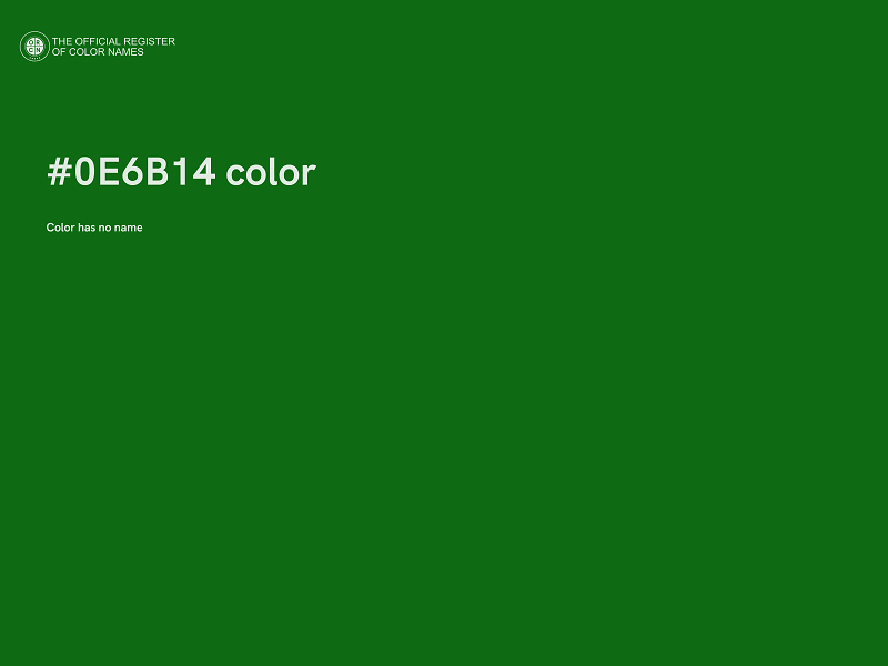 #0E6B14 color image