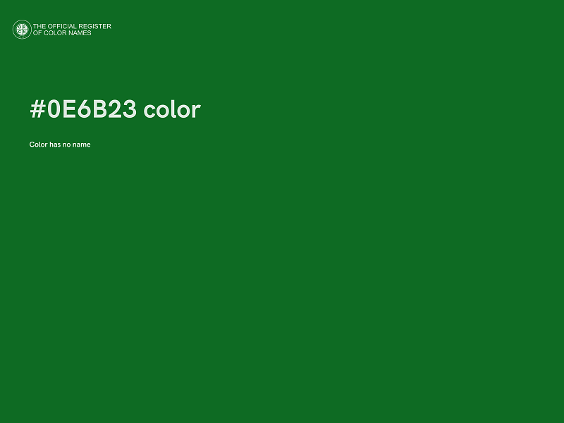 #0E6B23 color image