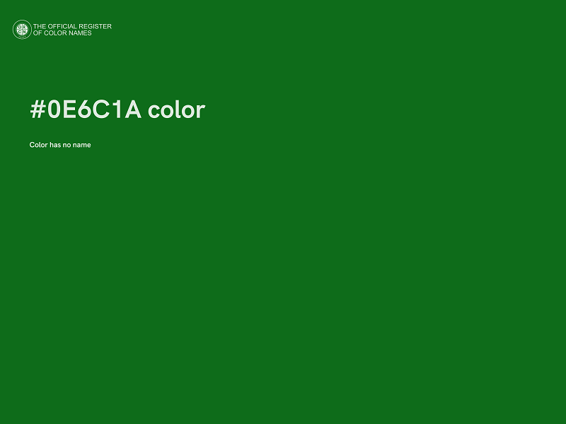 #0E6C1A color image