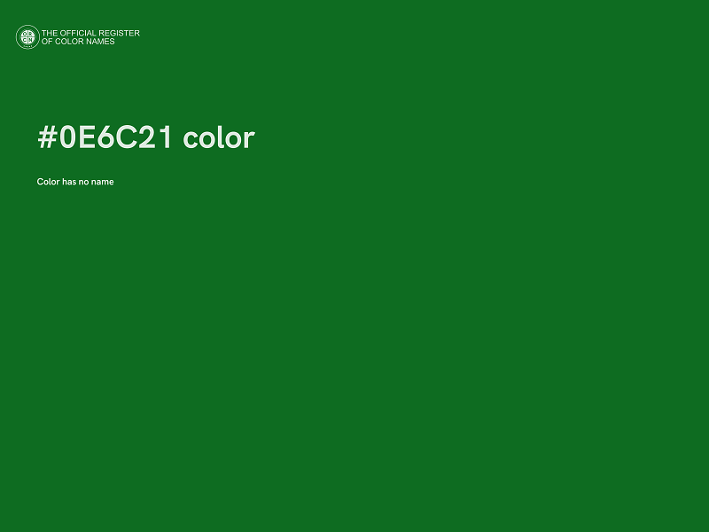 #0E6C21 color image