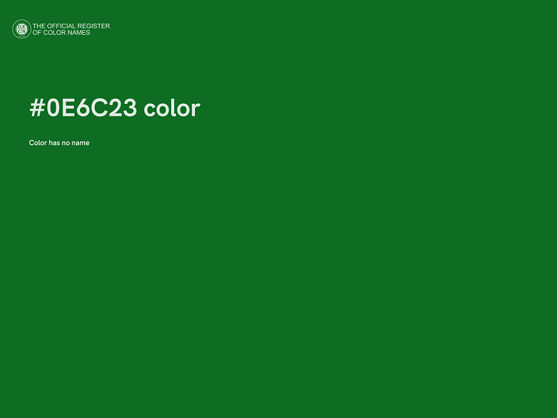 #0E6C23 color image