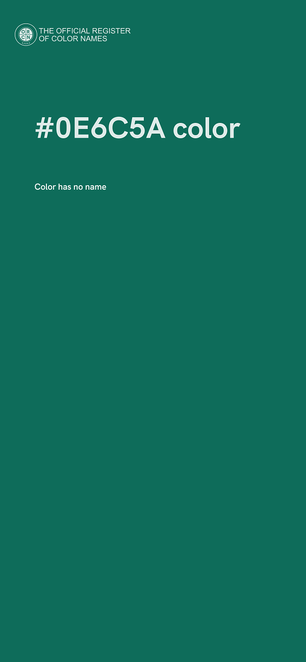 #0E6C5A color image