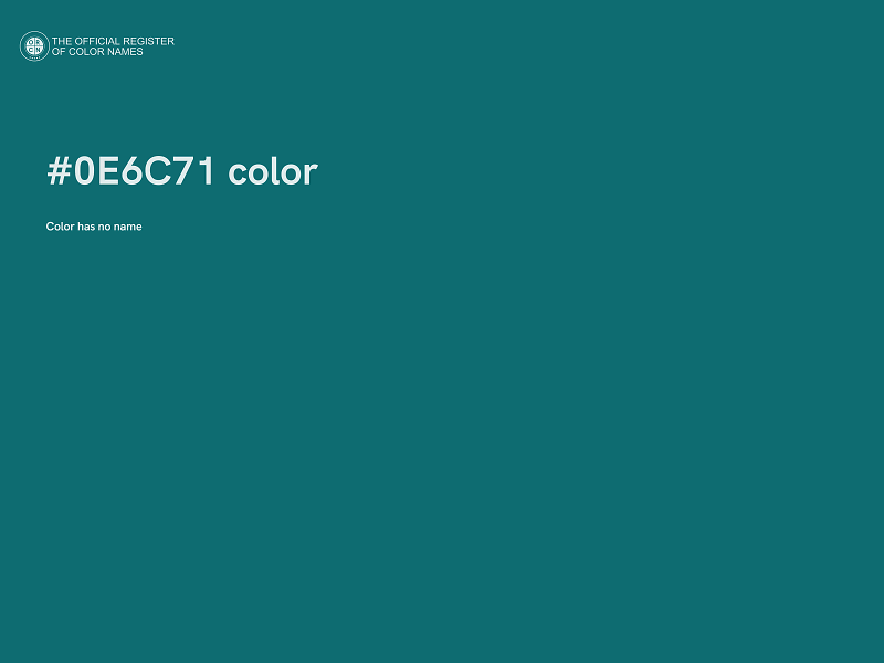 #0E6C71 color image