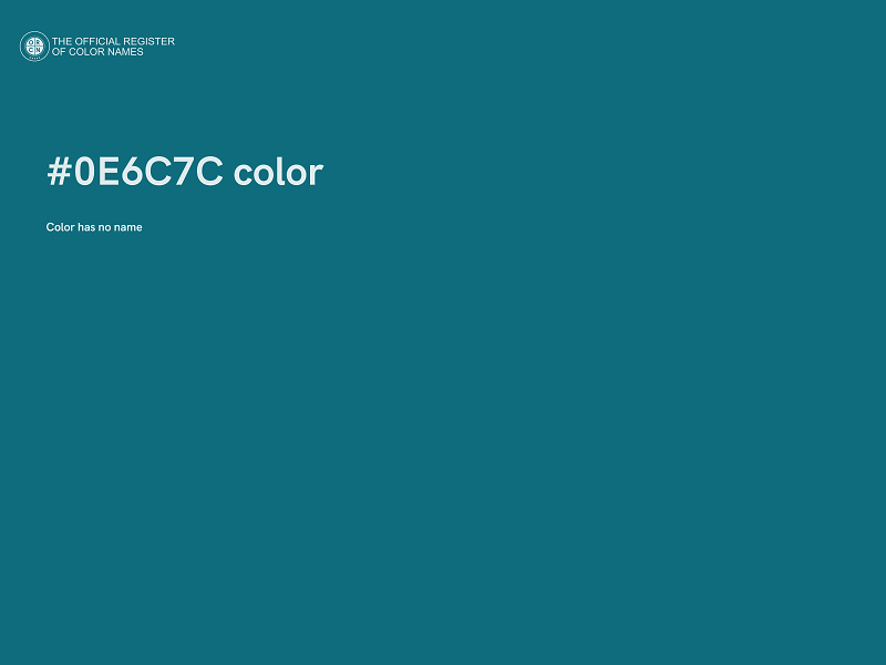 #0E6C7C color image