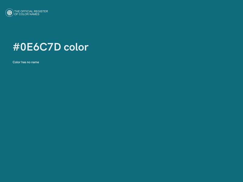 #0E6C7D color image