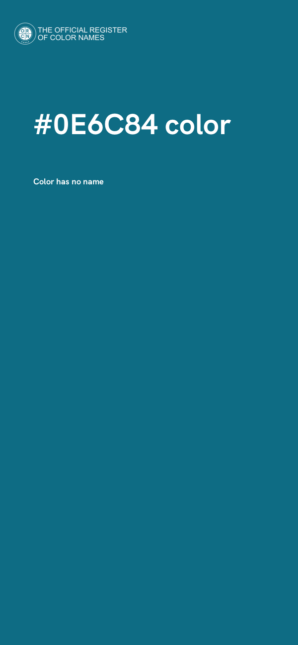 #0E6C84 color image