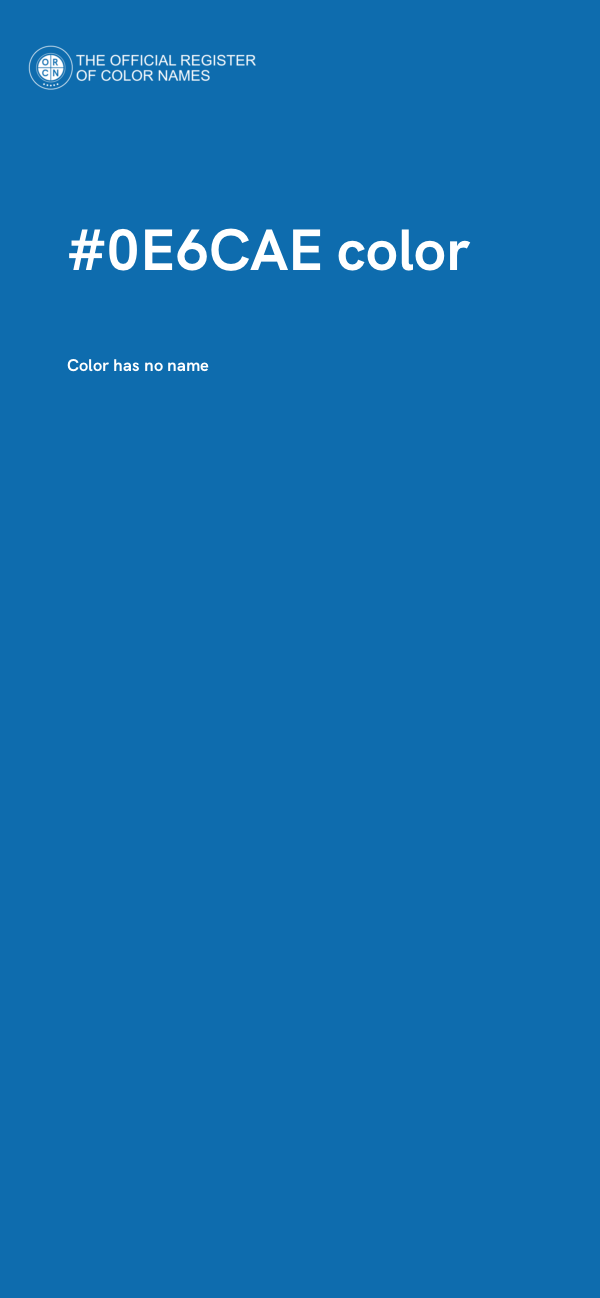 #0E6CAE color image