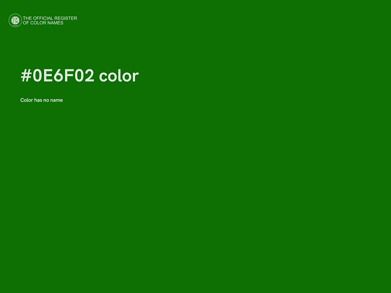 #0E6F02 color image