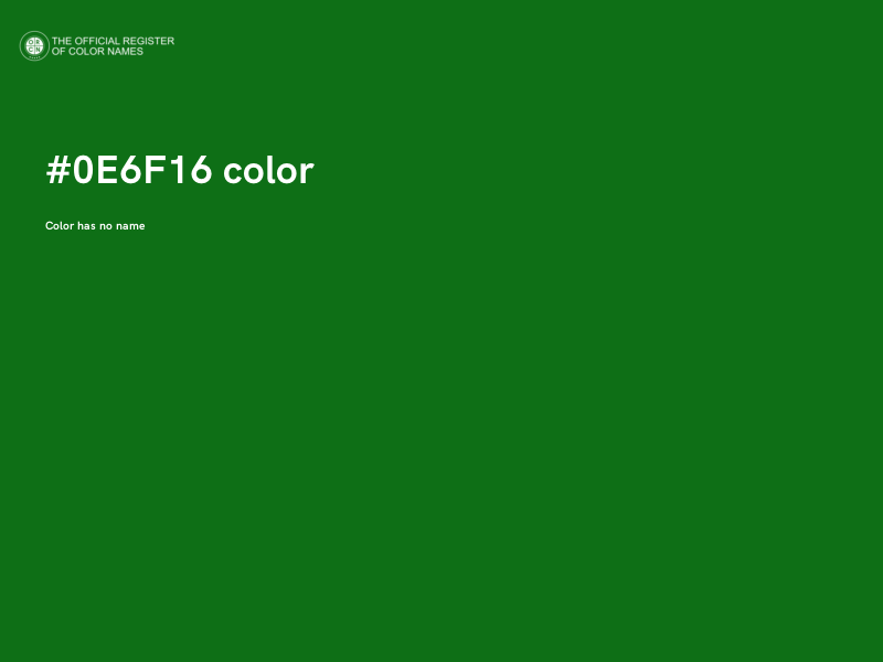 #0E6F16 color image
