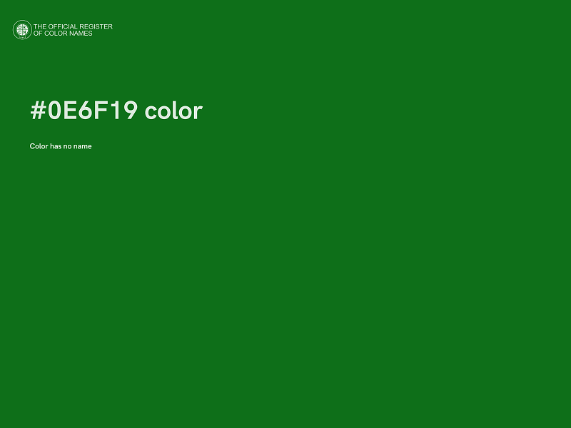 #0E6F19 color image