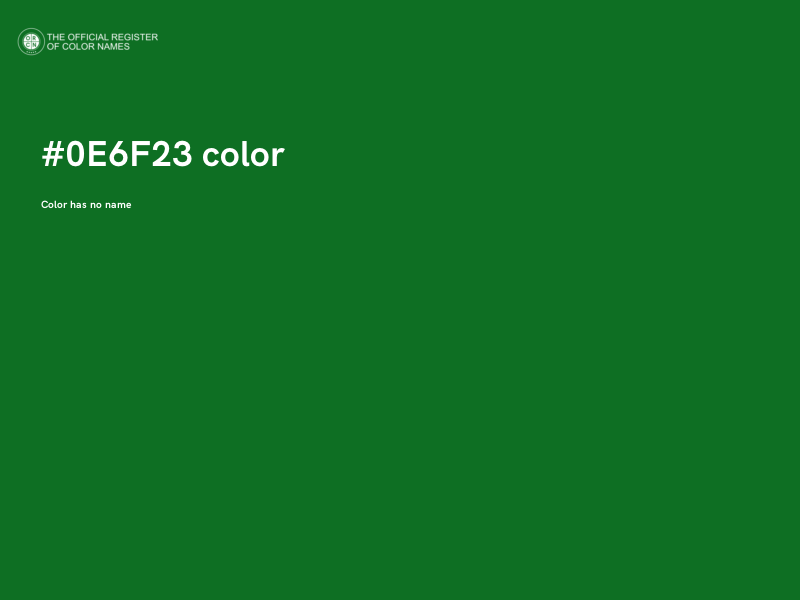 #0E6F23 color image