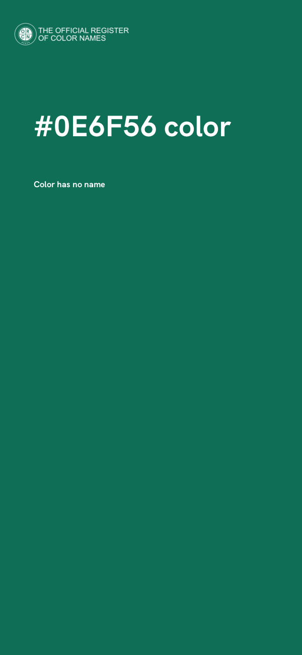 #0E6F56 color image
