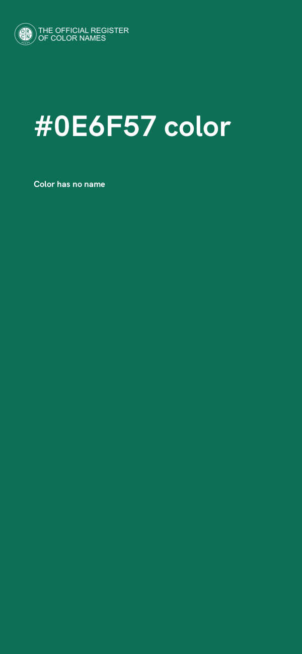 #0E6F57 color image