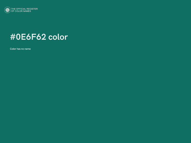 #0E6F62 color image