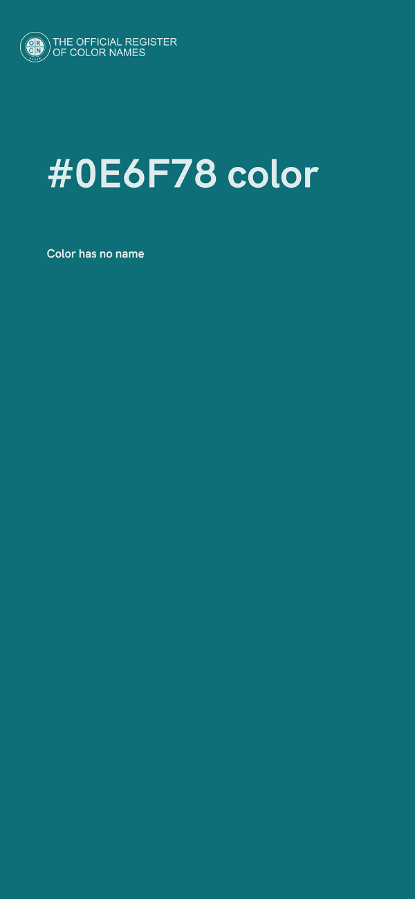 #0E6F78 color image