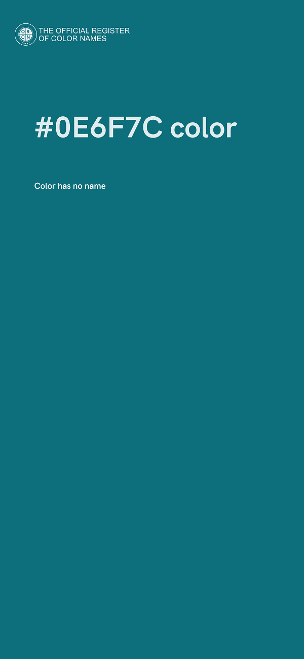 #0E6F7C color image
