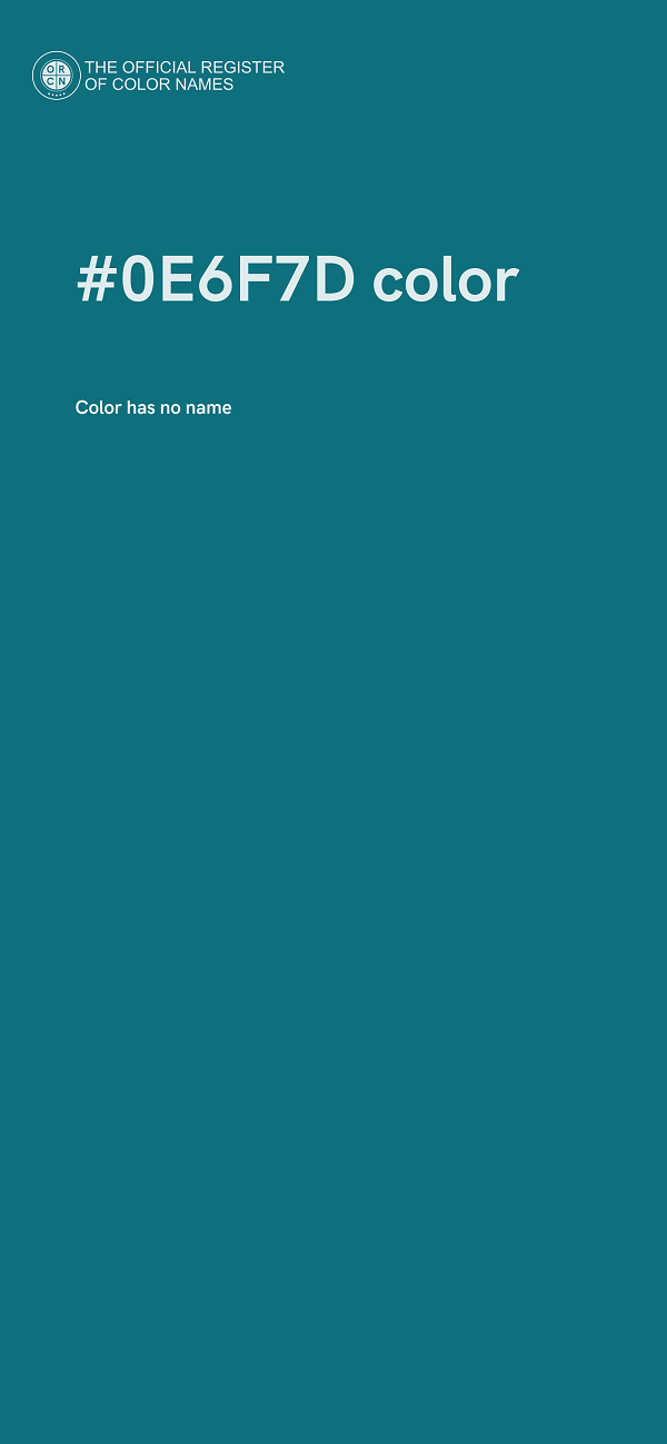 #0E6F7D color image
