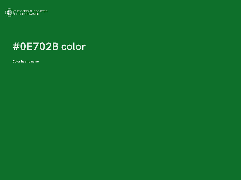 #0E702B color image