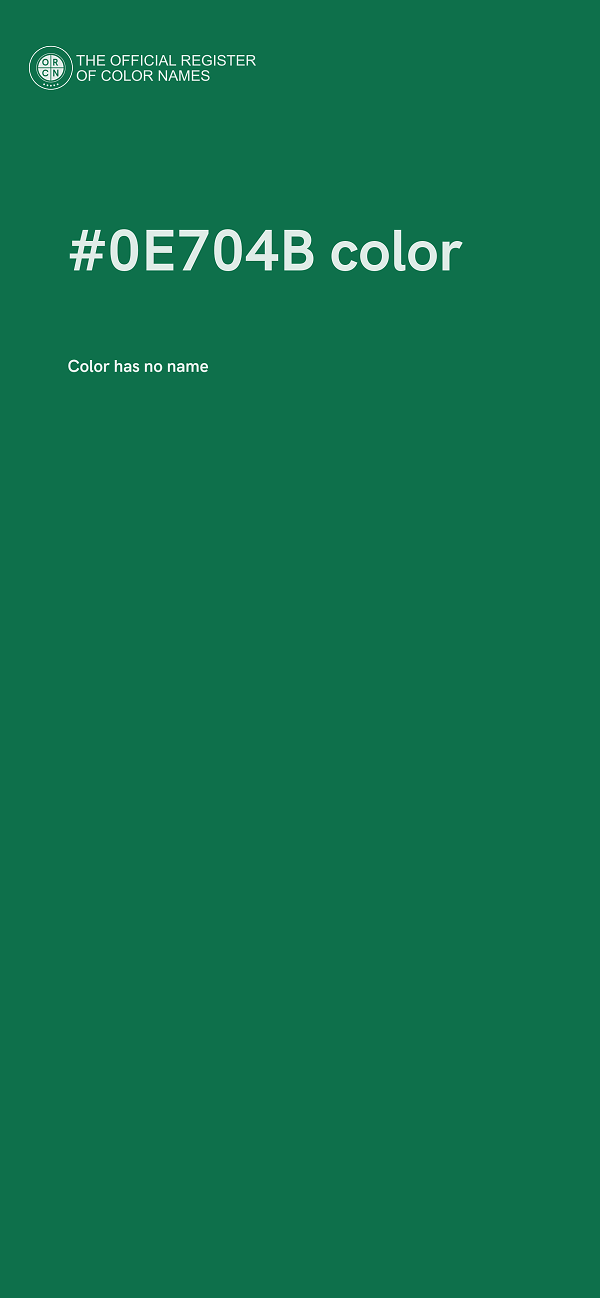 #0E704B color image