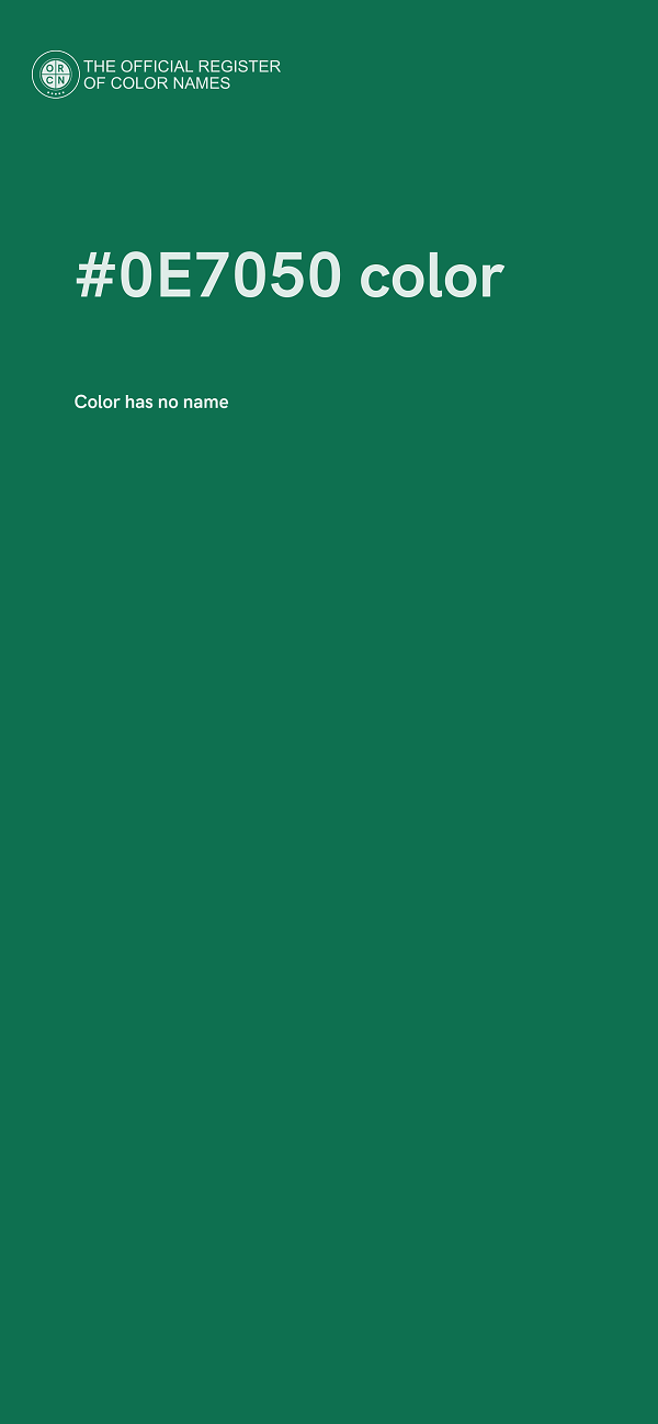 #0E7050 color image