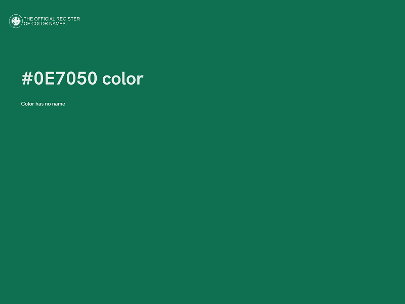 #0E7050 color image