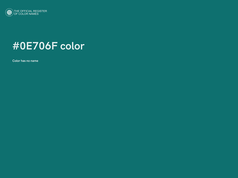 #0E706F color image