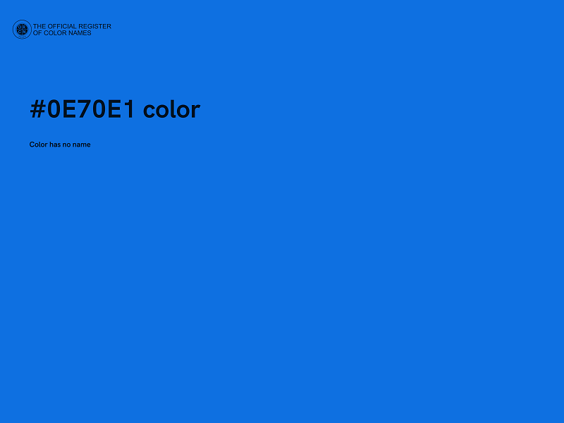 #0E70E1 color image