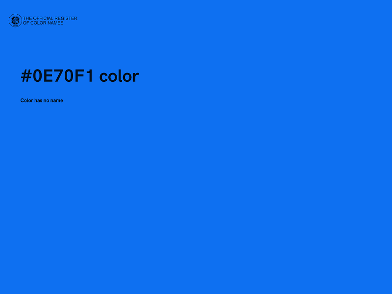 #0E70F1 color image