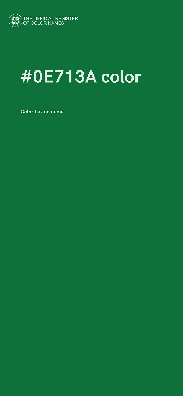 #0E713A color image
