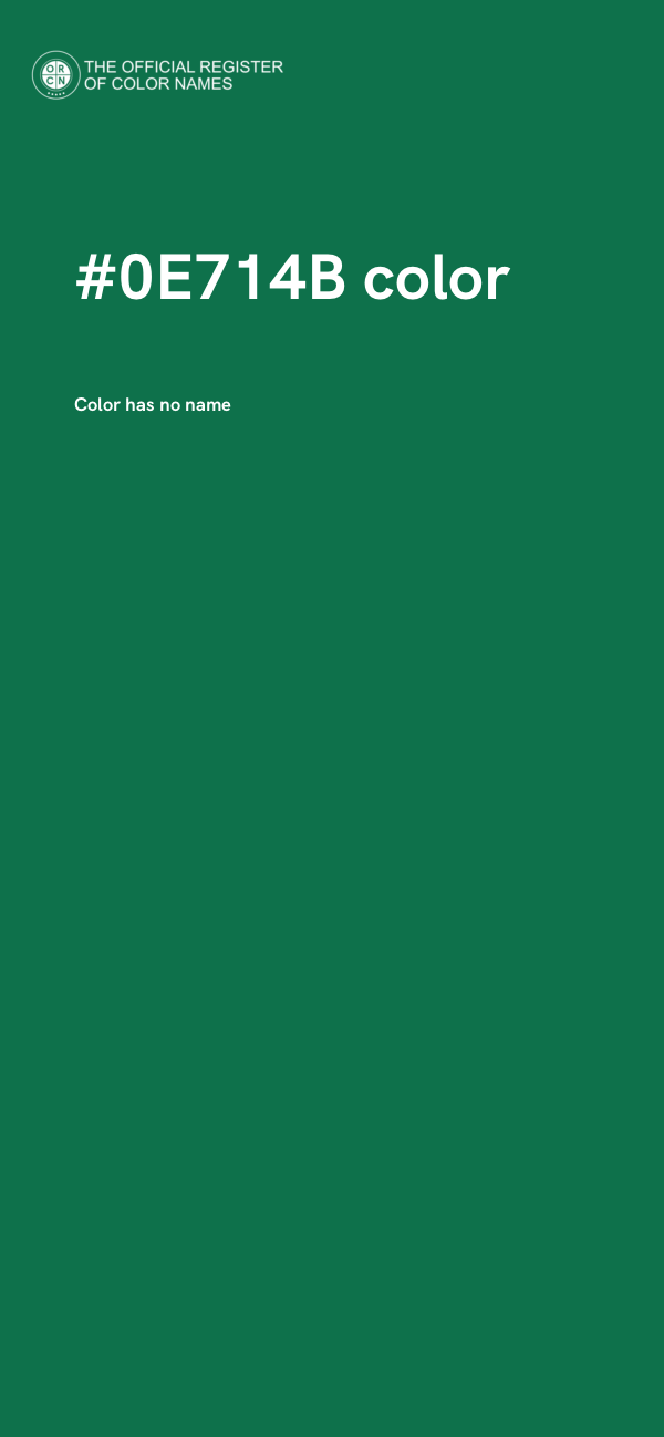 #0E714B color image