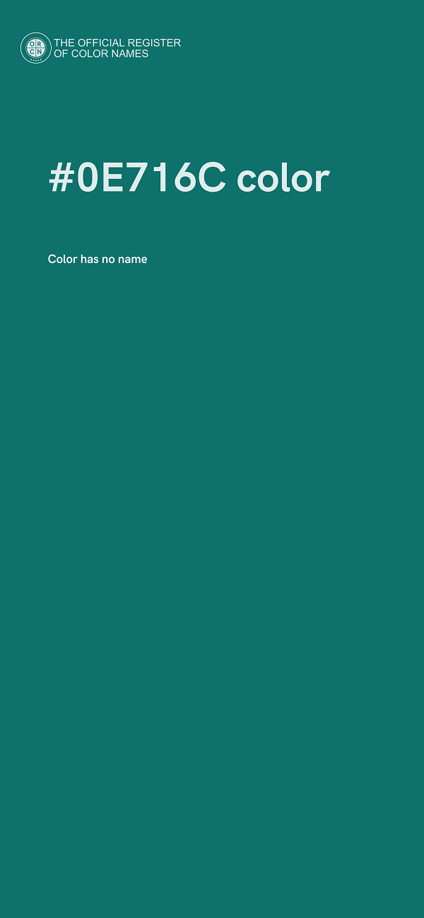 #0E716C color image