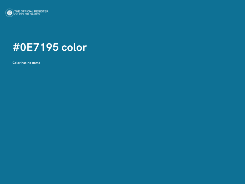 #0E7195 color image