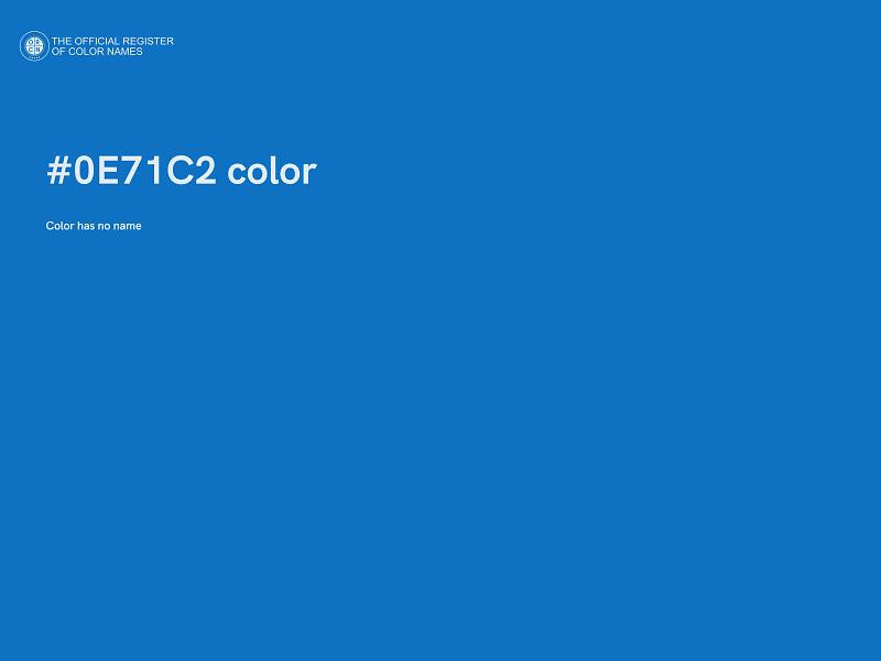 #0E71C2 color image