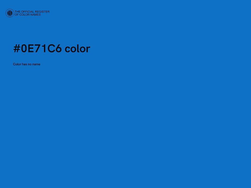 #0E71C6 color image