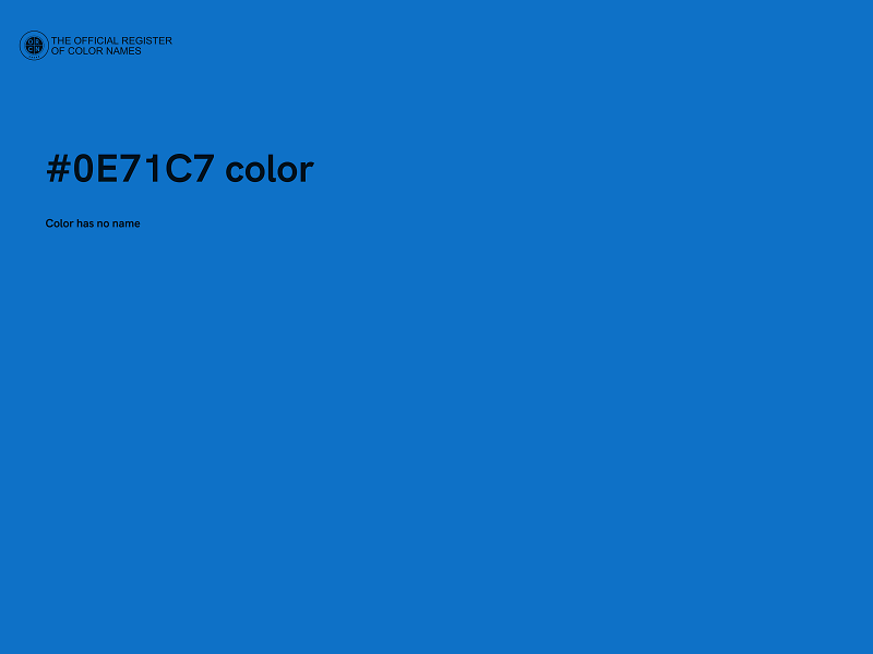 #0E71C7 color image