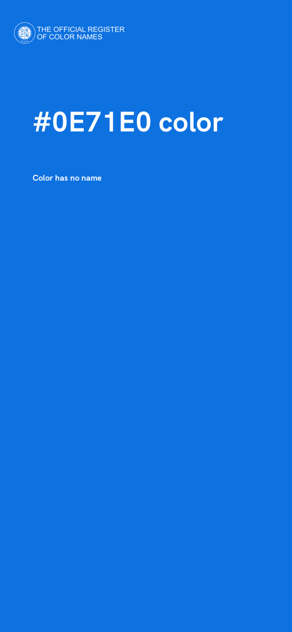 #0E71E0 color image