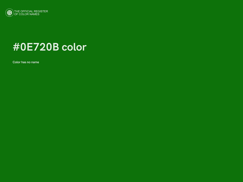 #0E720B color image