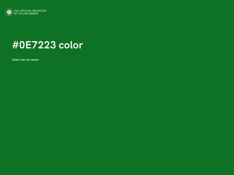 #0E7223 color image