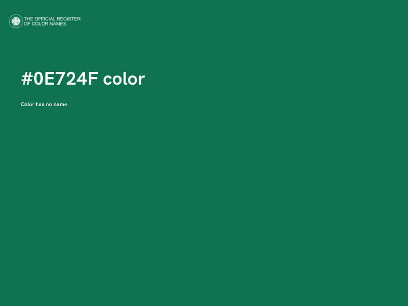 #0E724F color image