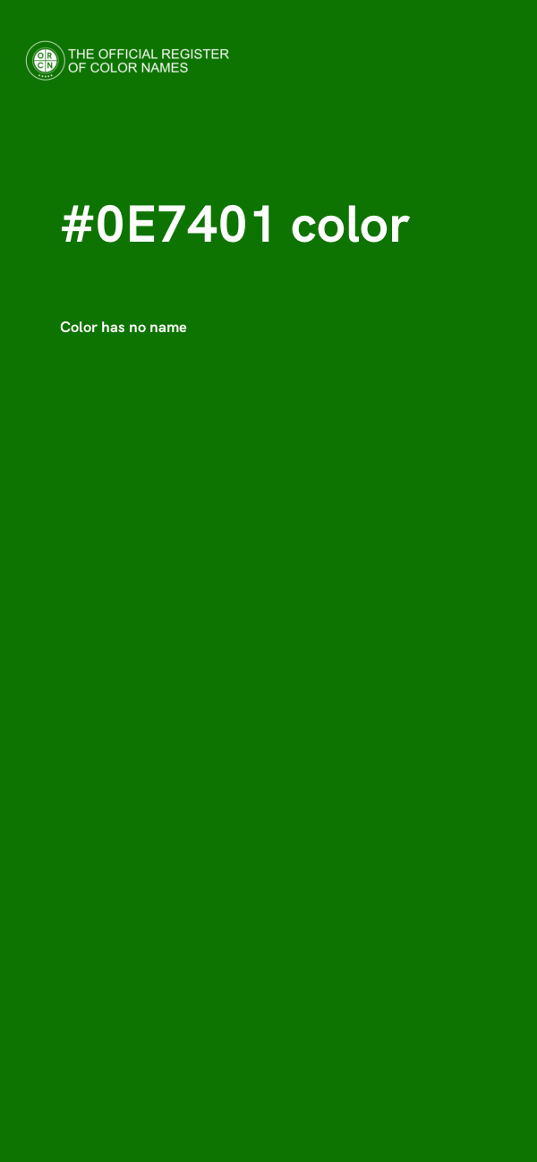 #0E7401 color image