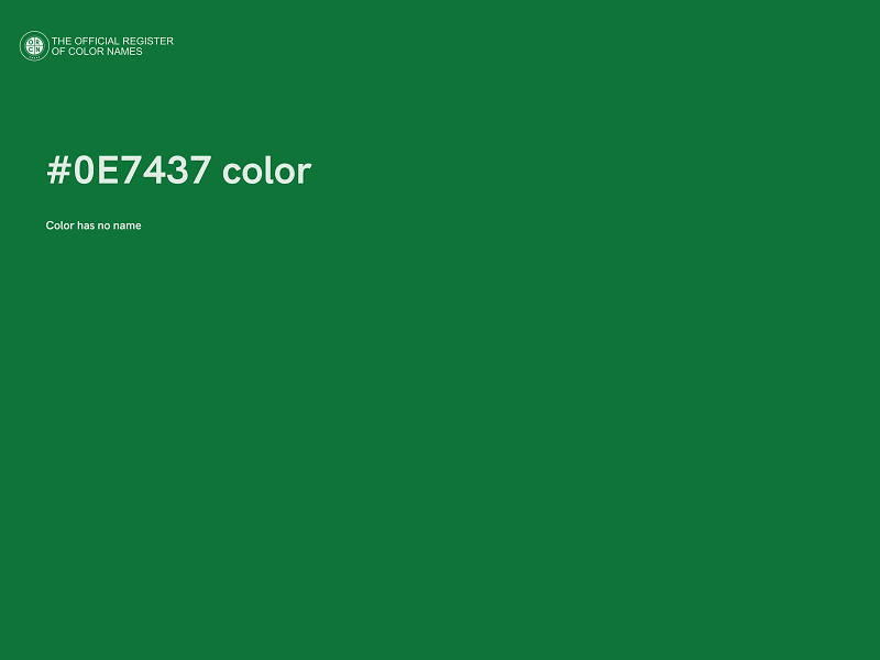 #0E7437 color image