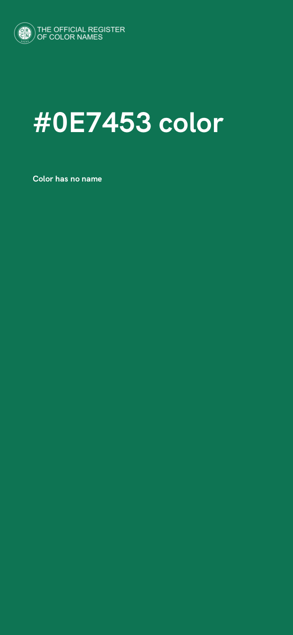 #0E7453 color image