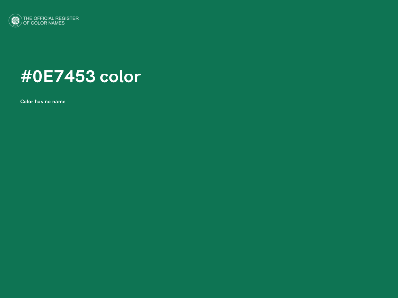 #0E7453 color image