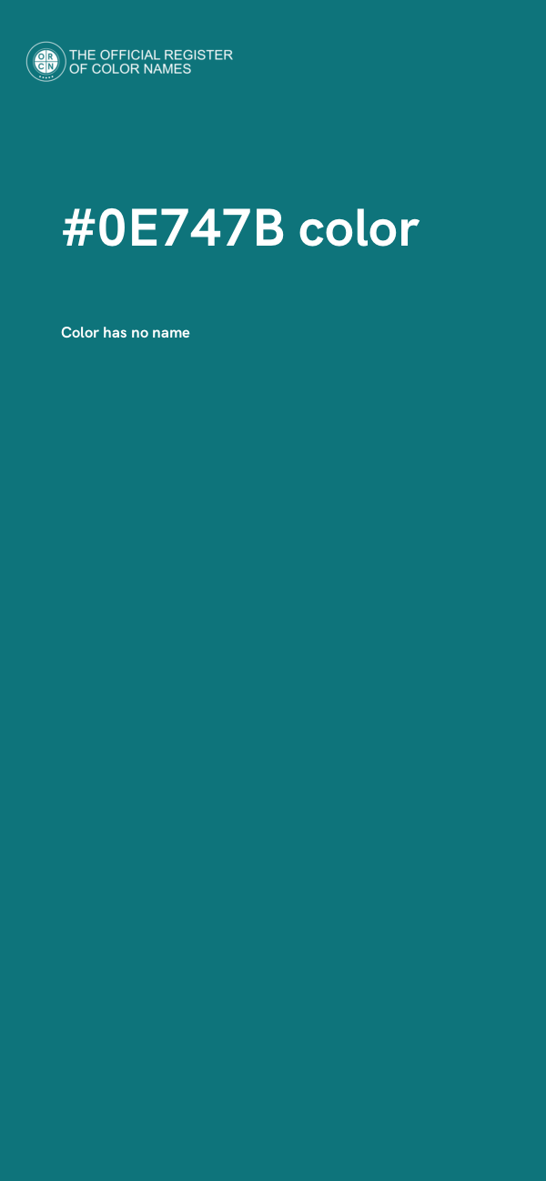 #0E747B color image