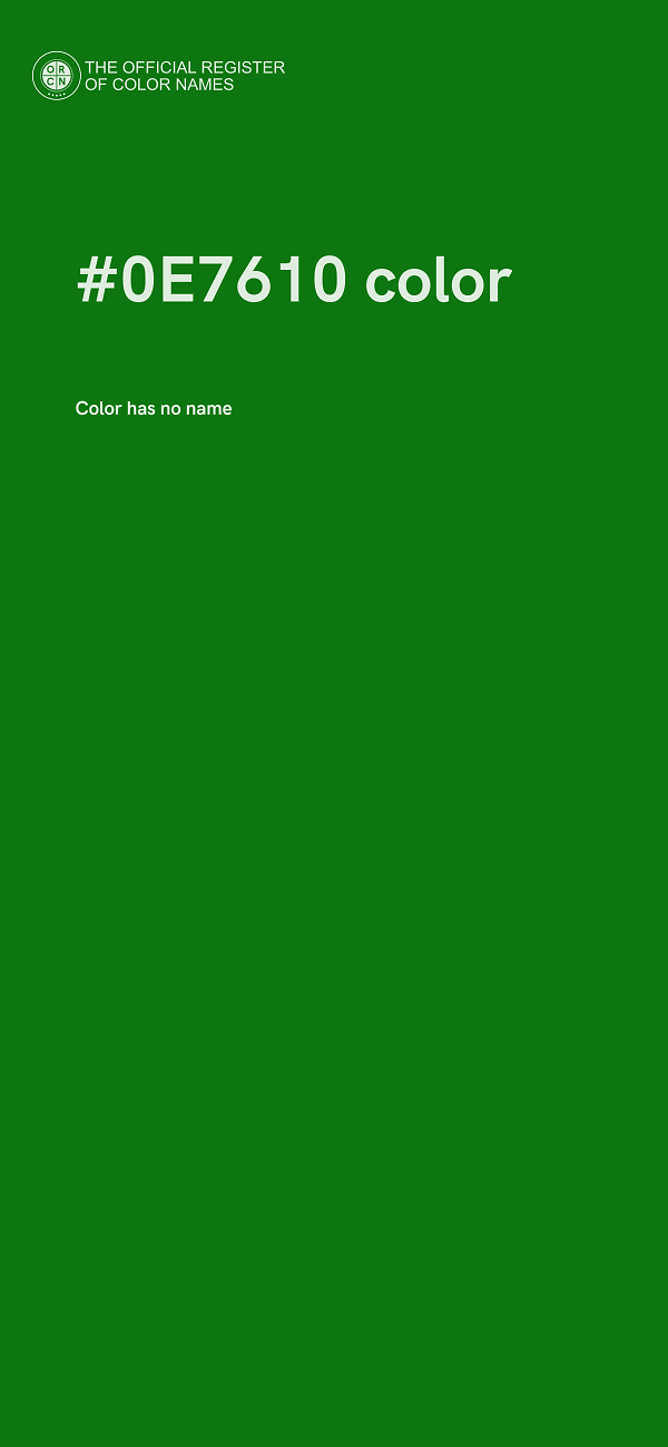 #0E7610 color image
