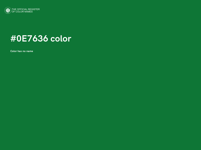 #0E7636 color image