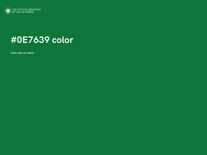 #0E7639 color image