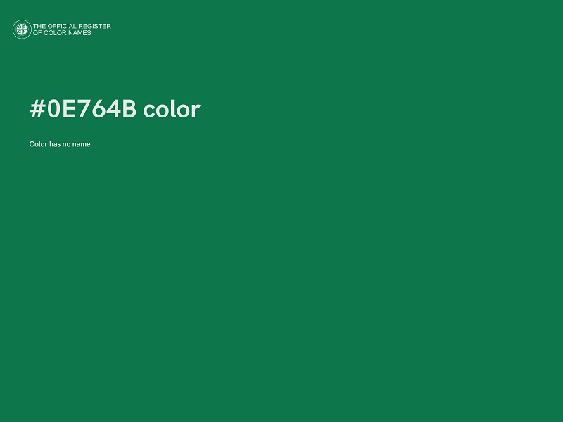 #0E764B color image